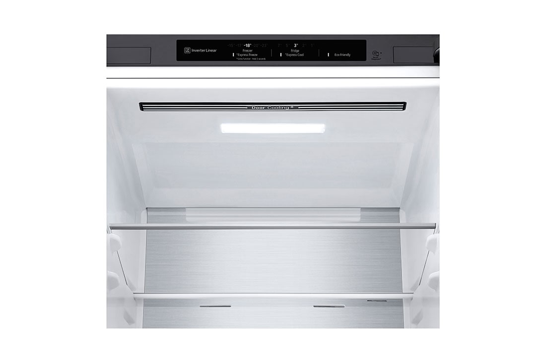 LG Külmik&nbsp; | 1.86m | 344L | Must | C&nbsp;klass | DoorCooling | Total No Frost | GBV7180CEV, inside view, GBV7180CEV, thumbnail 9