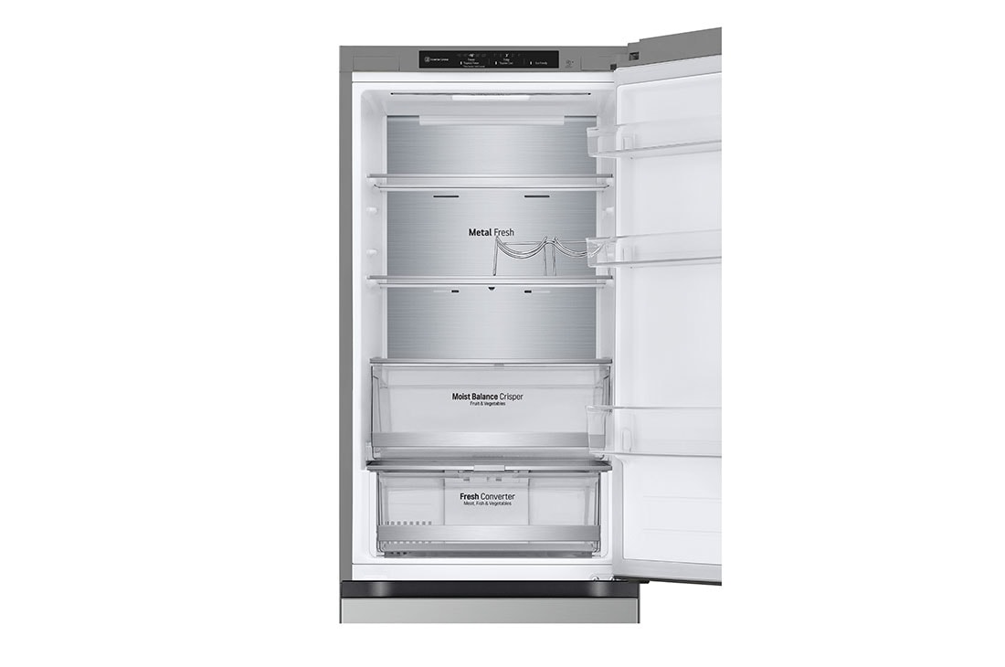 LG Külmik&nbsp; | 1.86m | 344L | Hõbedane | C&nbsp;klass | DoorCooling | Total No Frost | GBV5140CPY, Duct view without food, GBV5140CPY, thumbnail 10