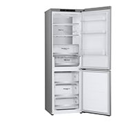 LG Külmik&nbsp; | 1.86m | 344L | Hõbedane | C&nbsp;klass | DoorCooling | Total No Frost | GBV5140CPY, Left side view without  food , GBV5140CPY, thumbnail 12