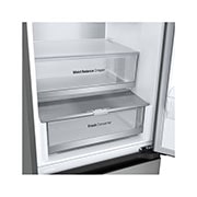 LG külmik sügavkülmikuga põhjas | 1.86m | 344L | Hõbedane | D klass | DoorCooling+™ | Fresh Converter™, drawer view, GBV5140DPY, thumbnail 8