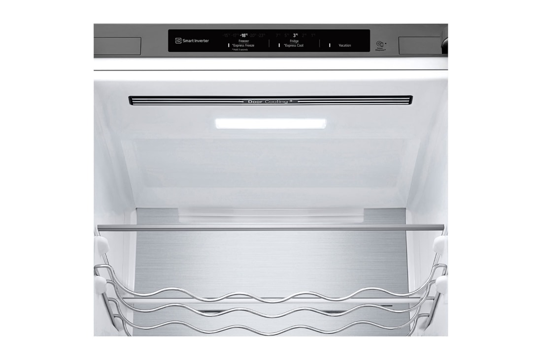 LG Külmik  | 2.03m | 387L | Hõbedane | D klass | DoorCooling | Total No Frost | GBV5240DPY, Door Cooling LED view, GBV5240DPY, thumbnail 9