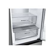 LG Külmik  | 2.03m | 387L | Hõbedane | D klass | DoorCooling | Total No Frost | GBV5240DPY, Vegetable Drawer without food, GBV5240DPY, thumbnail 5
