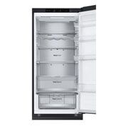 LG Külmik  | 2.03m | 387L | Must |  B klass | DoorCooling | Total No Frost | GBV7280BEV, top door open, GBV7280BEV, thumbnail 6