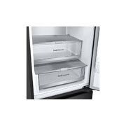 LG Külmik  | 2.03m | 387L | Must |  B klass | DoorCooling | Total No Frost | GBV7280BEV, bottom view with door open, GBV7280BEV, thumbnail 10