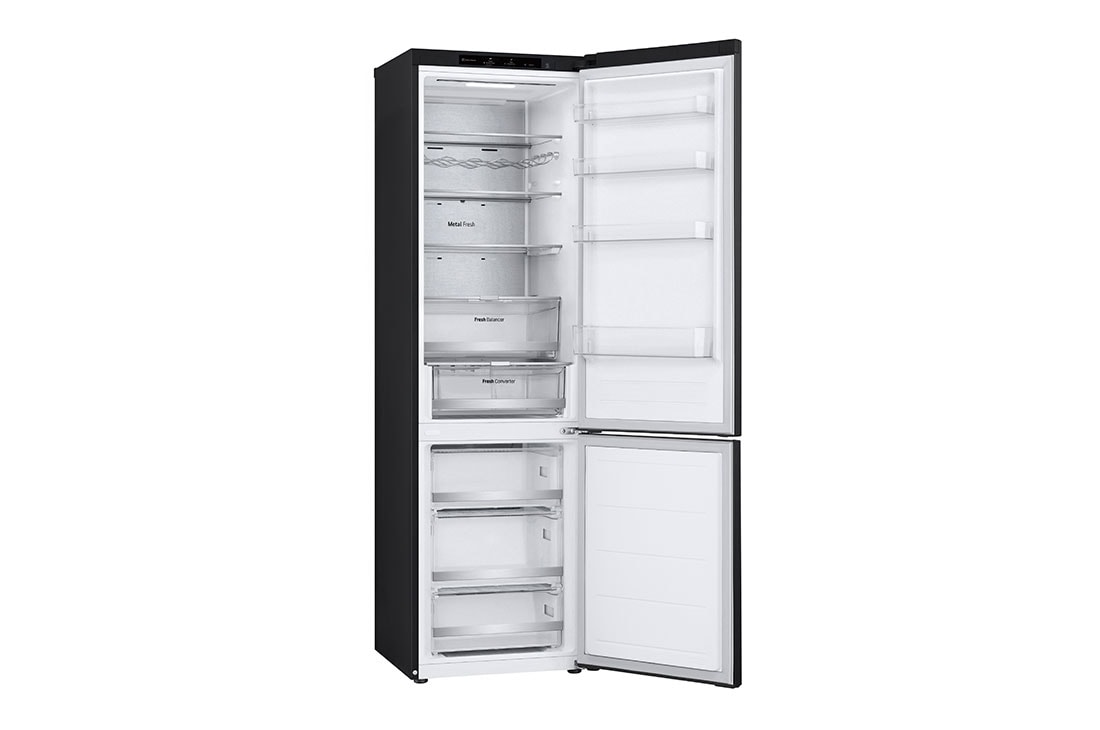 LG külmik sügavkülmikuga põhjas | 2.03m | 387L | Must | D klass | DoorCooling+™ | Fresh Converter™, Right side open door, GBV7280DEV, thumbnail 10