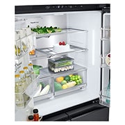 LG multi door külmik | InstaView | 638L | kõrgus 1.79m | laius 91.3cm | Must | E energiaklass | WiFi | DoorCooling | Total No Frost | GMG960EVJE, GMG960EVJE, GMG960EVJE, thumbnail 8