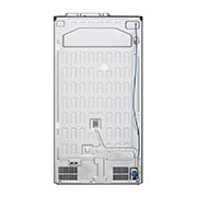 LG side by side külmik | 634L | kõrgus 1.79m | laius 91.3cm | Hõbedane | F energiaklass | WiFi | DoorCooling | Total No Frost | GSLV31MCXM, Back view, GSLV31MCXM, thumbnail 11