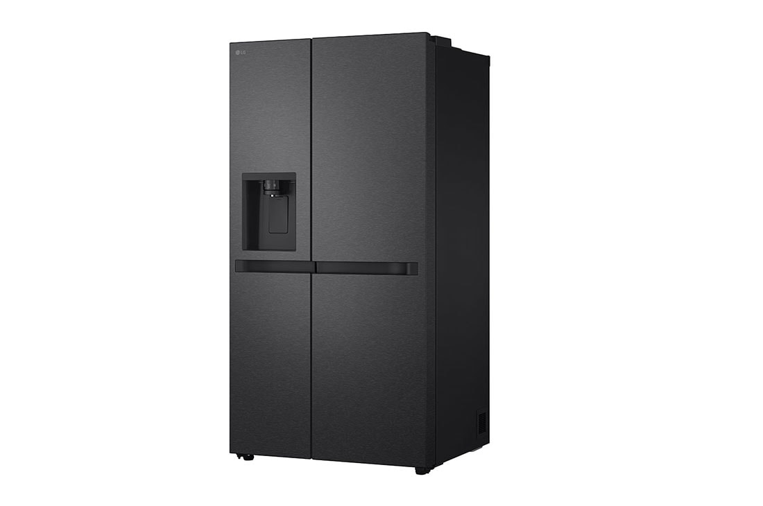 LG Side-by-Side külmikud | kõrgus 1.79m | laius 91.4cm | 661L | Must | E klass | Express Cool | Ice & Water Dispenser , külgvaade paremalt, GSLC41EPPE, thumbnail 12