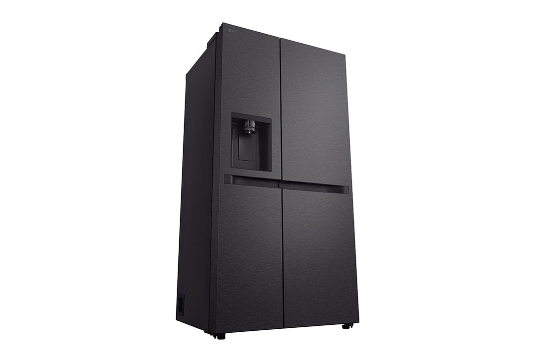 LG Side-by-Side külmikud | kõrgus 1.79m | laius 91.4cm | 661L | Must | E klass | Express Cool | Ice & Water Dispenser , külgvaade, GSLC41EPPE, thumbnail 13