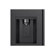 LG Side-by-Side külmikud | kõrgus 1.79m | laius 91.4cm | 661L | Must | E klass | Express Cool | Ice & Water Dispenser , avatud eesuksega vaade, GSLC41EPPE, thumbnail 8