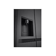 LG Side-by-Side külmikud | kõrgus 1.79m | laius 91.4cm | 661L | Must | E klass | Express Cool | Ice & Water Dispenser , eest paremalt avatud, vaade toidule, GSLC41EPPE, thumbnail 9