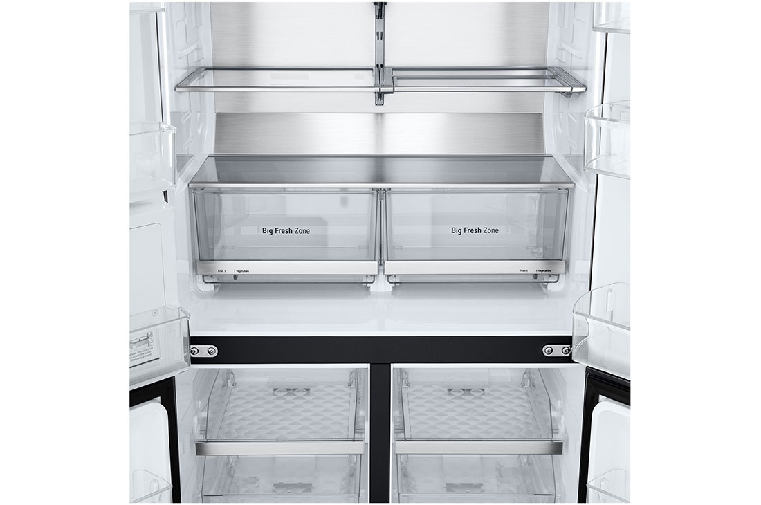 LG InstaView Side by side külgkülmik | 1.79m | 508L | Must | E-klass | DoorCooling | Pure N Fresh |, Drawer Detail view, GMG861EPAE, thumbnail 12