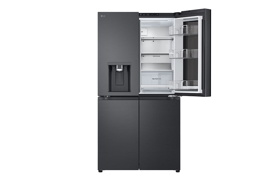 LG InstaView Side by Side külmkapp | 1.79m | 638L | Must | E class | DoorCooling⁺™  | UVnano™,  front open one door, GMG960EVEE, thumbnail 5