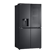 LG InstaView Side by Side külmkapp | 1.79m | 638L | Must | E class | DoorCooling⁺™  | UVnano™, left view , GMG960EVEE, thumbnail 12