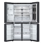 LG InstaView Side by Side külmkapp | 1.79m | 638L | Must | E class | DoorCooling⁺™  | UVnano™,  front open without food, GMG960EVEE, thumbnail 4