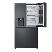 LG InstaView Side by Side külmkapp | 1.79m | 638L | Must | E class | DoorCooling⁺™  | UVnano™,  front open one door, GMG960EVEE, thumbnail 5