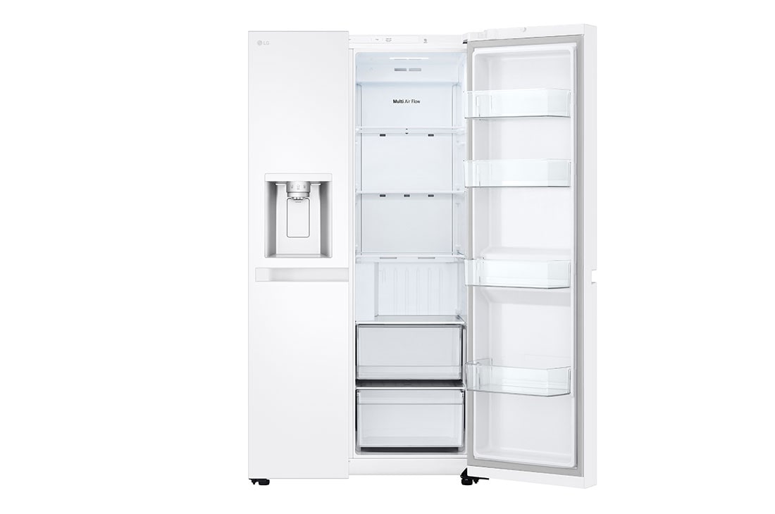 LG Side-by-Side külmikud | kõrgus 1.79m | laius 92.2cm | 638L | Valge | E klass | Express Cool , Käepide, GSLC40SWPE, thumbnail 4