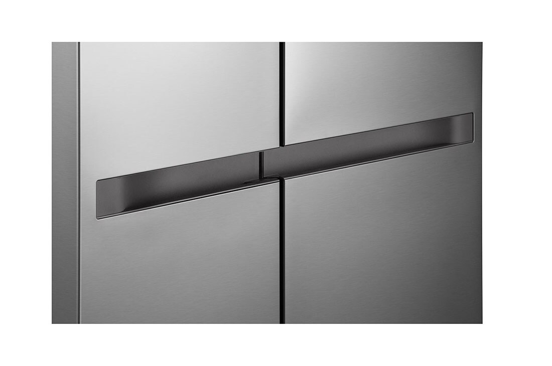 LG Side-by-Side külmikud | kõrgus 1.79m | laius 91.3cm | 664L | Hõbedane | E klass | Express Cool , detail view, GSBC40PYPE, thumbnail 7