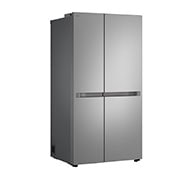 LG Side-by-Side külmikud | kõrgus 1.79m | laius 91.3cm | 664L | Hõbedane | E klass | Express Cool , side view, GSBC40PYPE, thumbnail 9