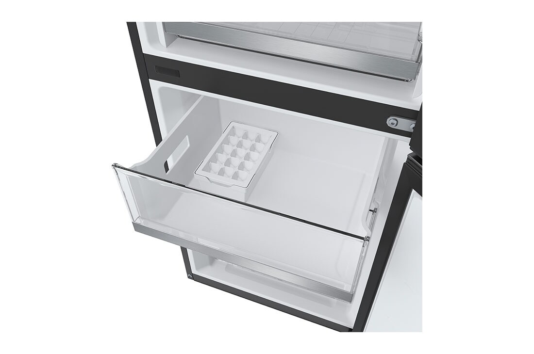 LG 334 L Bottom Freezer, must klaas, LinearCooling™, DoorCooling+ ™, FRESHConverter™, GBB72BM9CQ1, thumbnail 9