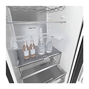 LG 334 L Bottom Freezer, must klaas, LinearCooling™, DoorCooling+ ™, FRESHConverter™, GBB72BM9CQ1, thumbnail 8
