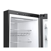 LG 334 L Bottom Freezer, must klaas, LinearCooling™, DoorCooling+ ™, FRESHConverter™, GBB72BM9CQ1, thumbnail 11