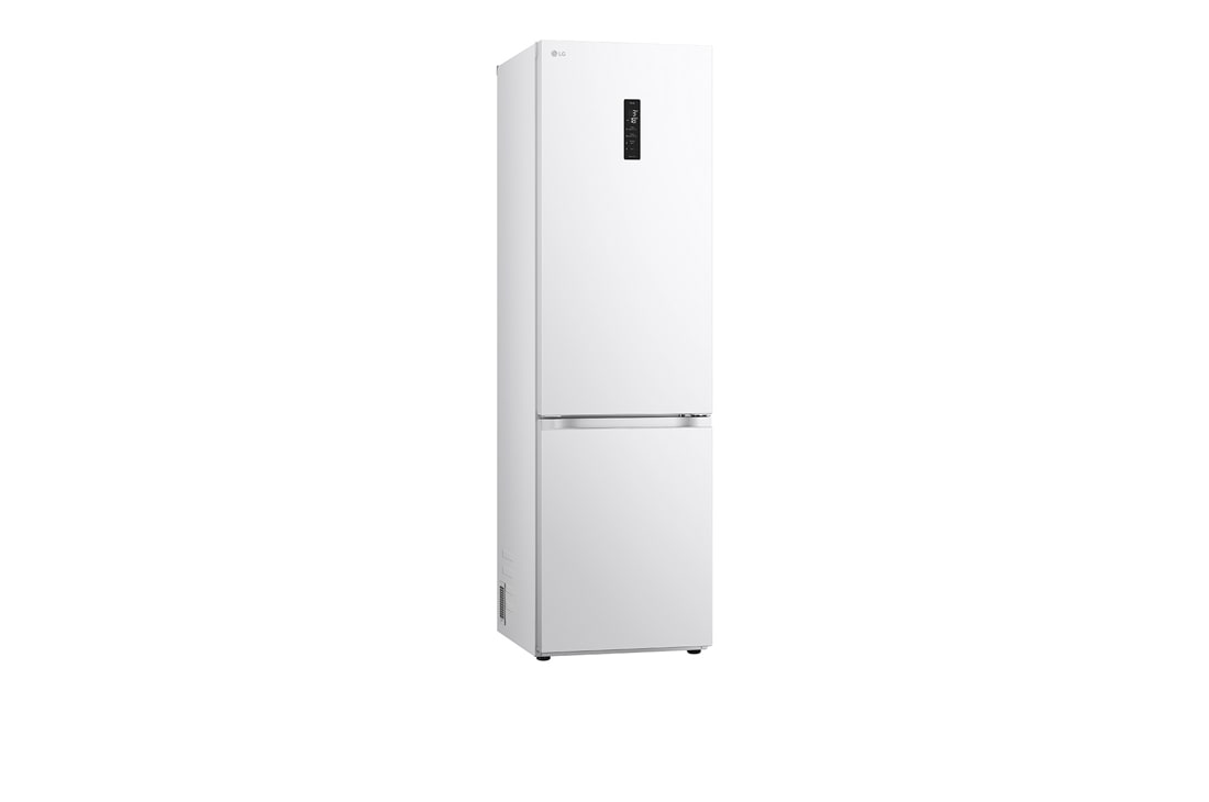 LG külmik sügavkülmikuga põhjas | 2.03m | 387L | Valge | E klass | DoorCooling+™ | Fresh Converter™, Vasak küljevaade (suletud uks), GBV7270ESW, thumbnail 3