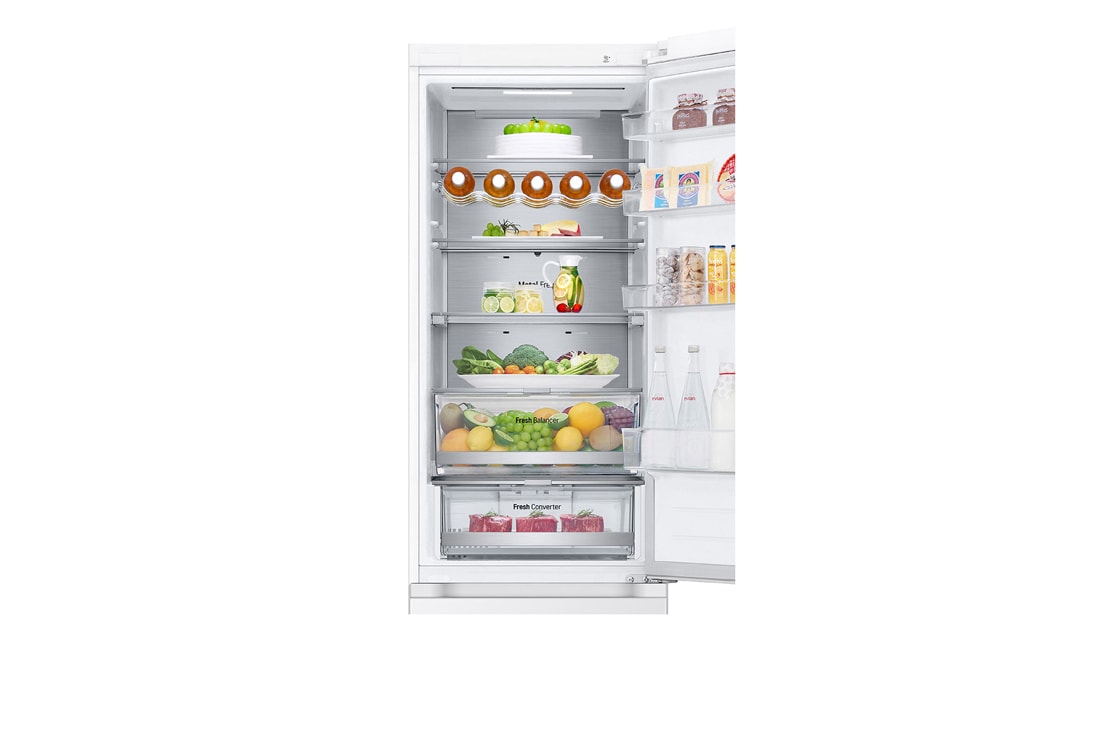 LG külmik sügavkülmikuga põhjas | 2.03m | 387L | Valge | E klass | DoorCooling+™ | Fresh Converter™, Duct1, GBV7270ESW, thumbnail 11