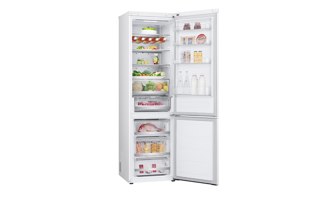 LG külmik sügavkülmikuga põhjas | 2.03m | 387L | Valge | E klass | DoorCooling+™ | Fresh Converter™, left side open1, GBV7270ESW, thumbnail 15