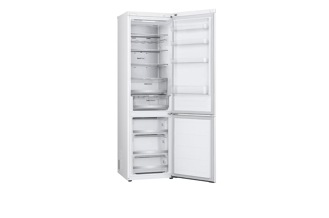 LG külmik sügavkülmikuga põhjas | 2.03m | 387L | Valge | E klass | DoorCooling+™ | Fresh Converter™, left side open2, GBV7270ESW, thumbnail 16