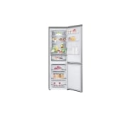 LG külmik sügavkülmikuga põhjas | 1.86m | 344L | Hõbedane | E klass | DoorCooling+™ | Fresh Converter™, Vasak küljevaade (suletud uks), GBV7170EPY, thumbnail 3
