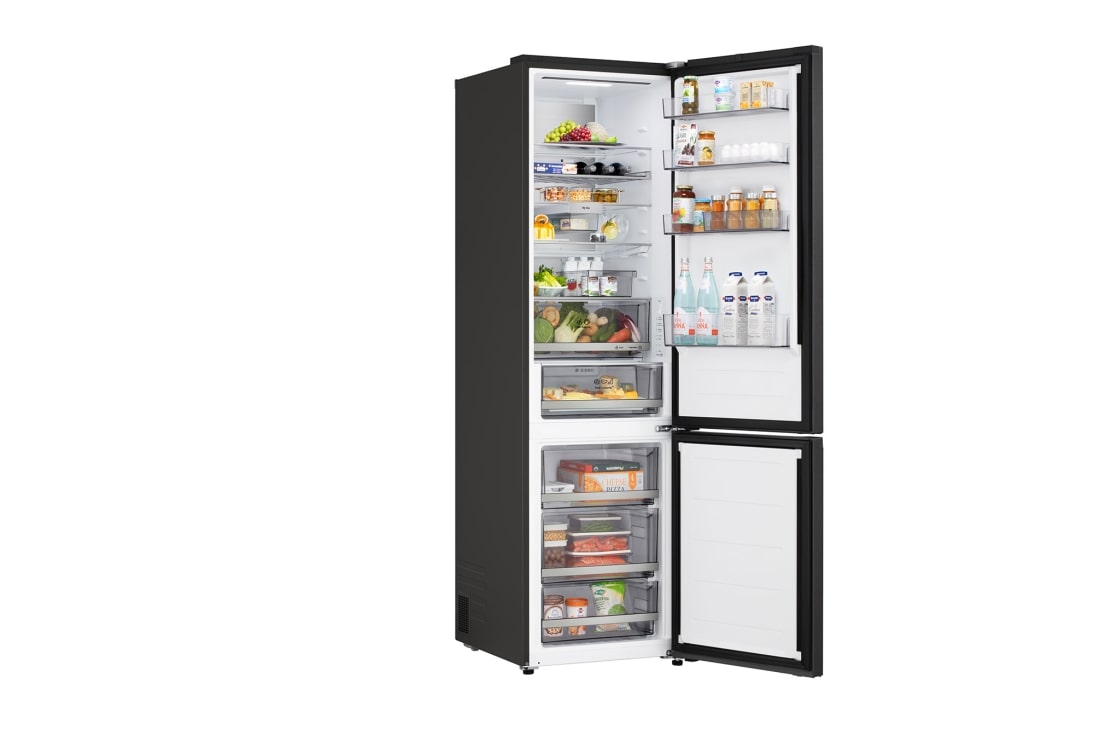 LG külmik sügavkülmikuga põhjas | 2.03m | 375L | Must | C klass | DoorCooling+™ | Fresh Converter+™, right, GBBS726CEV, thumbnail 11