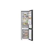 LG külmik sügavkülmikuga põhjas | 2.03m | 375L | Must | C klass | DoorCooling+™ | Fresh Converter+™, front open, GBBS726CEV, thumbnail 2