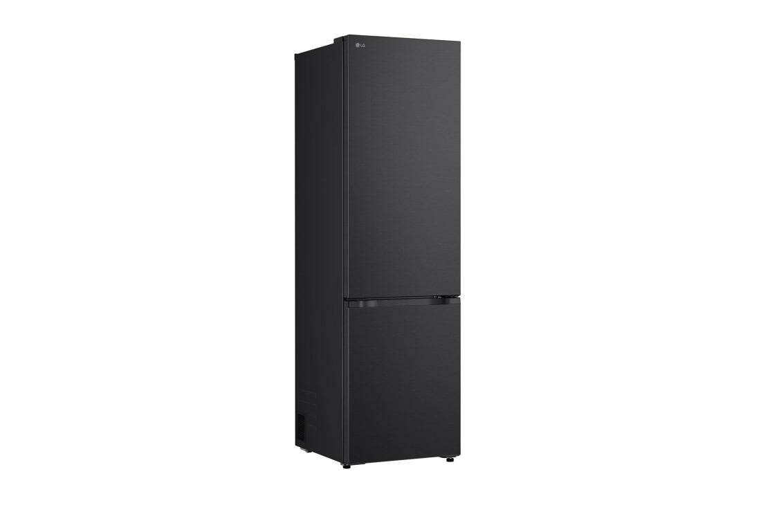 LG külmik sügavkülmikuga põhjas | 2.03m | 375L | Hõbedane | B klass | DoorCooling+™ | Fresh Converter+™, door open with food side view, GBBS726BPY, thumbnail 10