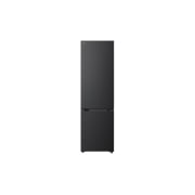 LG külmik sügavkülmikuga põhjas | 2.03m | 375L | Hõbedane | B klass | DoorCooling+™ | Fresh Converter+™, LG alumine sügavkülmaosa täielikult avatud uksega vaade, mis näitab külmiku ja sügavkülmiku sektsioone, GBBS726BPY, thumbnail 1