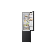 LG külmik sügavkülmikuga põhjas | 2.03m | 375L | Hõbedane | B klass | DoorCooling+™ | Fresh Converter+™, LG alumine sügavkülmaosa, mis on paigaldatud süvistatult kõrgesse sooja beeži tooni seina; valged nooled osutavad ülemisele küljele ja esipindadele, GBBS726BPY, thumbnail 5