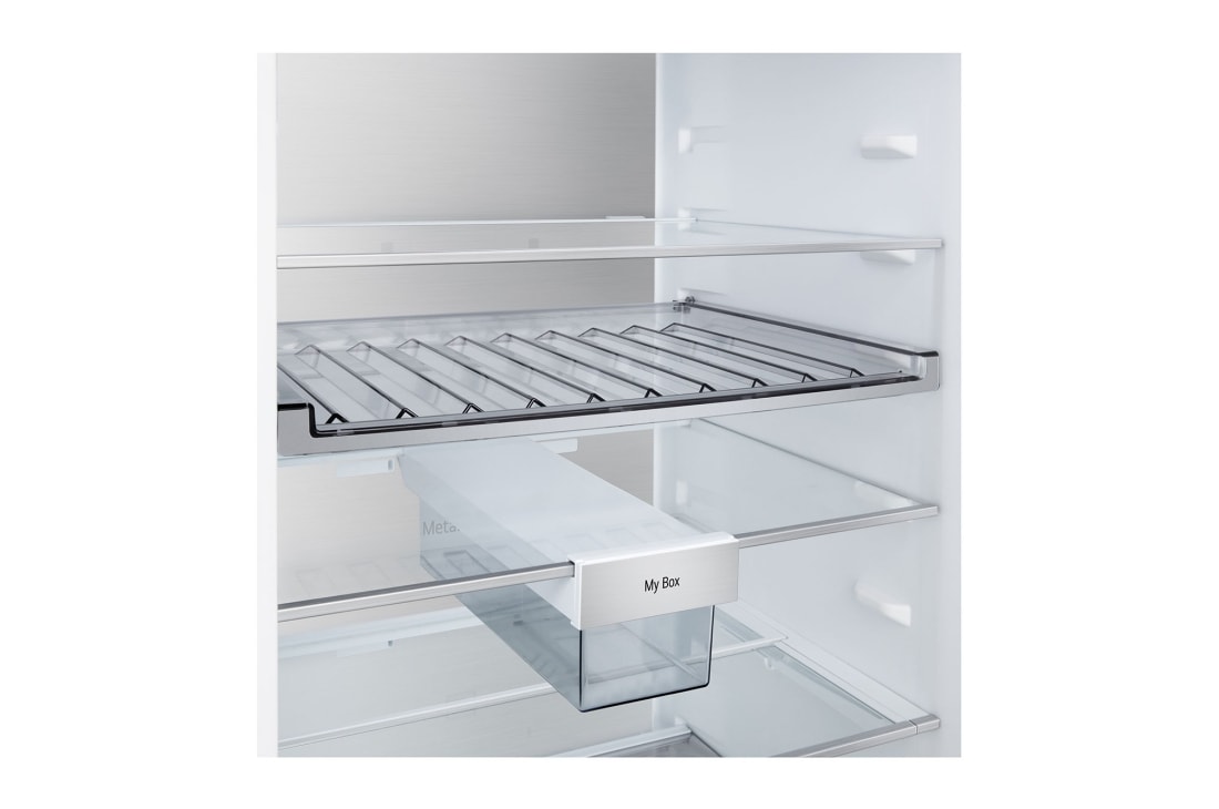 LG külmik sügavkülmikuga põhjas | 2.03m | 375L | Hõbedane | C klass | DoorCooling+™ | Fresh Converter+™, drawer, GBBS726CMB, thumbnail 7