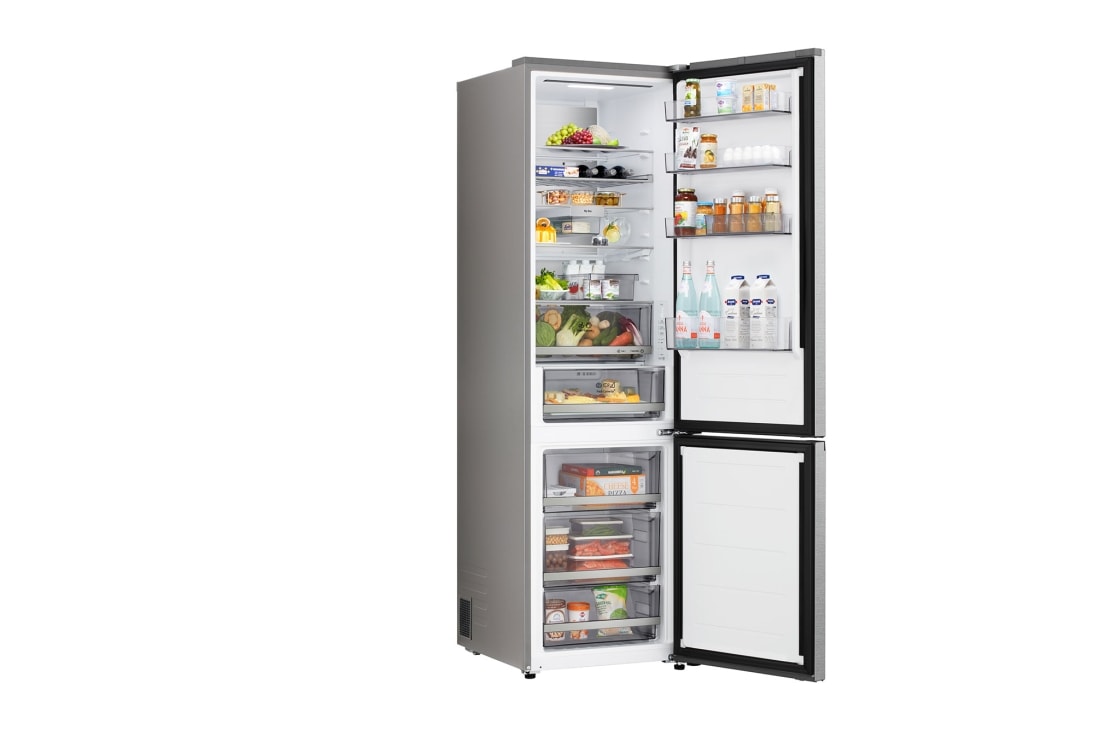 LG külmik sügavkülmikuga põhjas | 2.03m | 375L | Hõbedane | C klass | DoorCooling+™ | Fresh Converter+™, right, GBBS726CMB, thumbnail 10