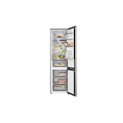LG külmik sügavkülmikuga põhjas | 2.03m | 375L | Hõbedane | C klass | DoorCooling+™ | Fresh Converter+™, front open, GBBS726CMB, thumbnail 2