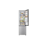 LG külmik sügavkülmikuga põhjas | 2.03m | 375L | Hõbedane | C klass | DoorCooling+™ | Fresh Converter+™, front open, GBBS726CMB, thumbnail 4
