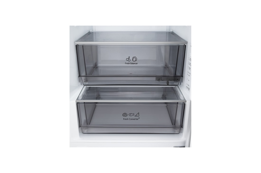 LG külmik sügavkülmikuga põhjas | 2.03m | 375L | Hõbe | C klass | DoorCooling+™ | Fresh Converter+™, LG külmik sügavkülmikuga põhjas | 2.03m | 375L | Hõbe | C klass | DoorCooling+™ | Fresh Converter+™, GBBS322CPY, thumbnail 9