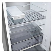 LG šaldytuvas su šaldikliu apačioje | 1.86m | 333L | Pilka | C klasė | DoorCooling+™ | FRESHBalancer™, 375 l alumine sügavkülmik, GBBS716CMB, thumbnail 5
