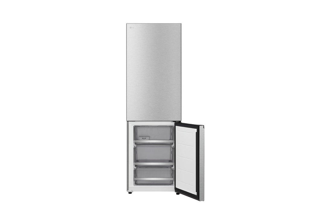 LG šaldytuvas su šaldikliu apačioje | 1.86m | 333L | Pilka | C klasė | DoorCooling+™ | FRESHBalancer™, 375 l alumine sügavkülmik, GBBS716CMB, thumbnail 3