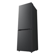 LG külmik sügavkülmikuga põhjas | 1.86m | 333L | Must | C klass | DoorCooling+™ | FRESHBalancer™, LG alumise sügavkülmaosa (GBBS726CMB) vaade eest ja küljelt, mis näitab välisdisaini, GBBSJ1CCEP, thumbnail 12