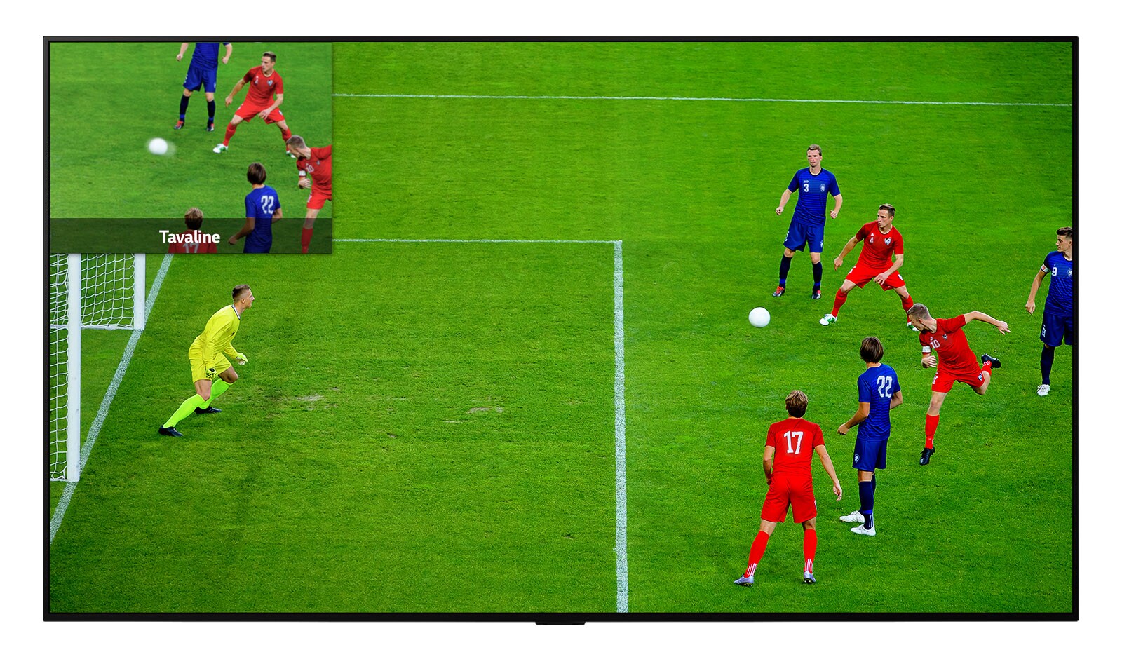 LCD-/LED- ja OLED-teleri võrdlus pilt-pildis teleriekraanil