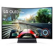 LG OLED Flex, Täielikult kumerdatud ekraaniga teler Flex otse eest vaadatuna., 42LX3Q3LA, thumbnail 1