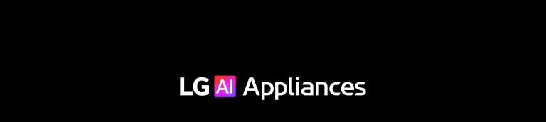 LG AI kodumasinate logo värviüleminekuga AI tekstiga