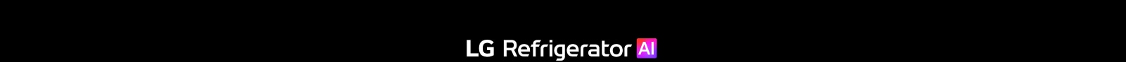 LG külmiku AI logo värviüleminekuga AI tekstiga