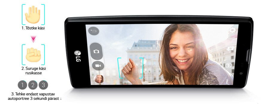 Pildistamine käeliigutusega