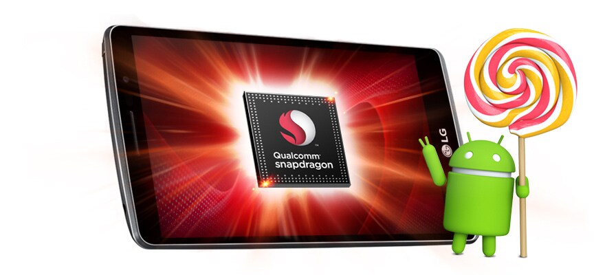 1,2 GHz neljatuumaline keskprotsessor + Android 5.0 Lollipop